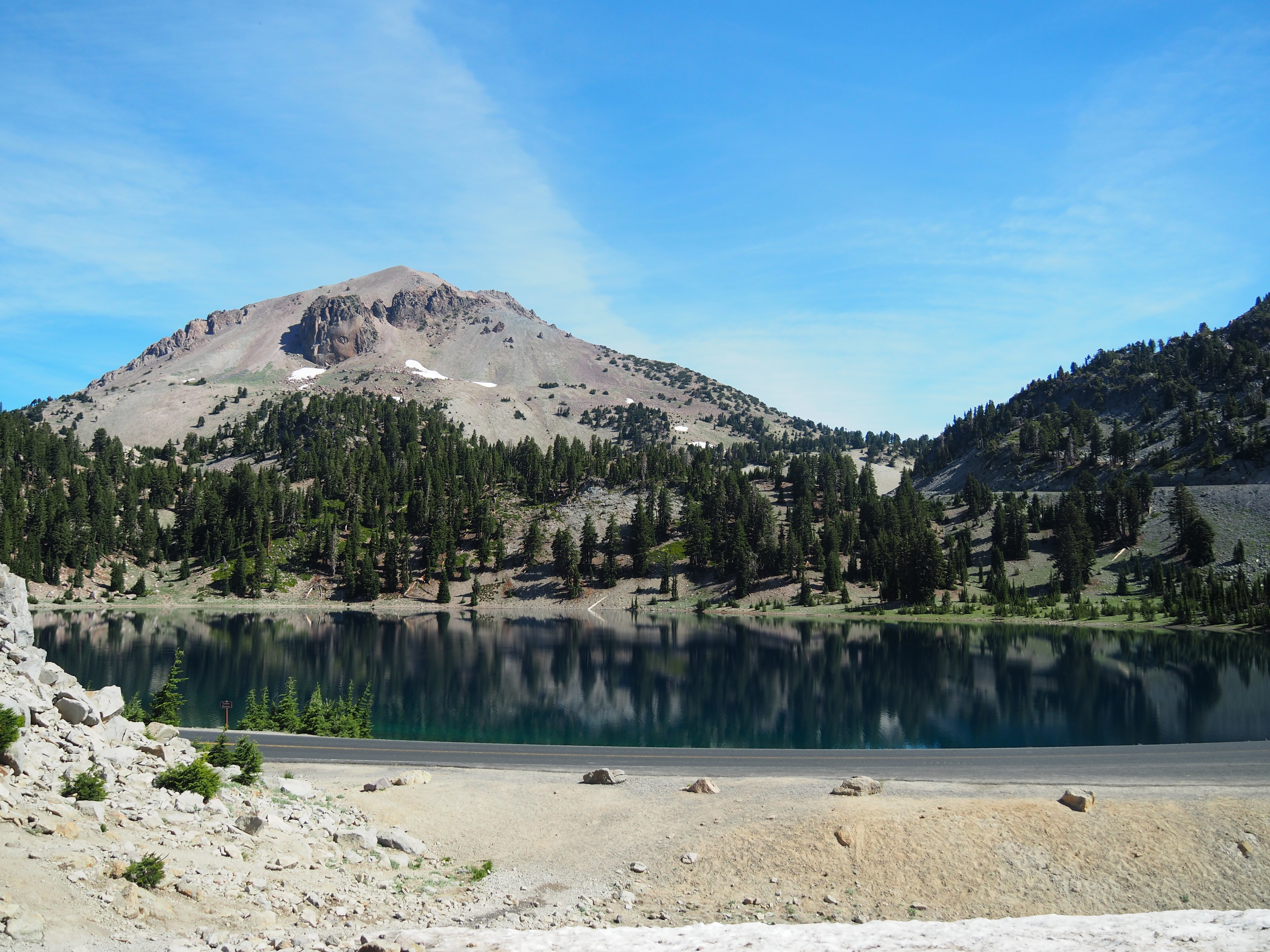 Lassen Peak and Lake Helen